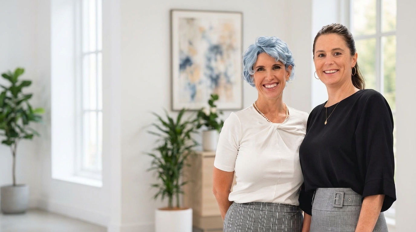 Rachel Beveridge and Clare Bowers, Co-Directors of R&C Property Group, Sunshine Coast